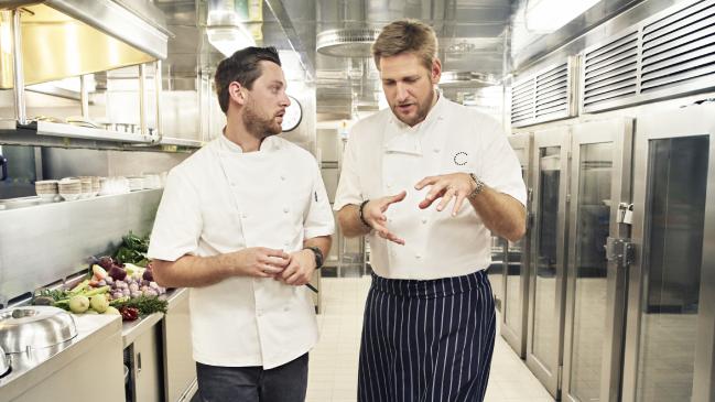 Share executive chef Christian Dortch with the restaurant’s creator, Curtis Stone.